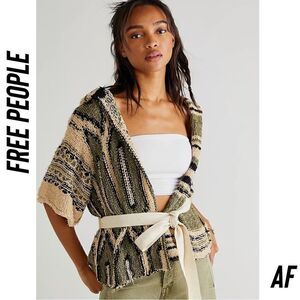 FREE PEOPLE DESERT PALM WRAP CARDI NWT LARGE & XS